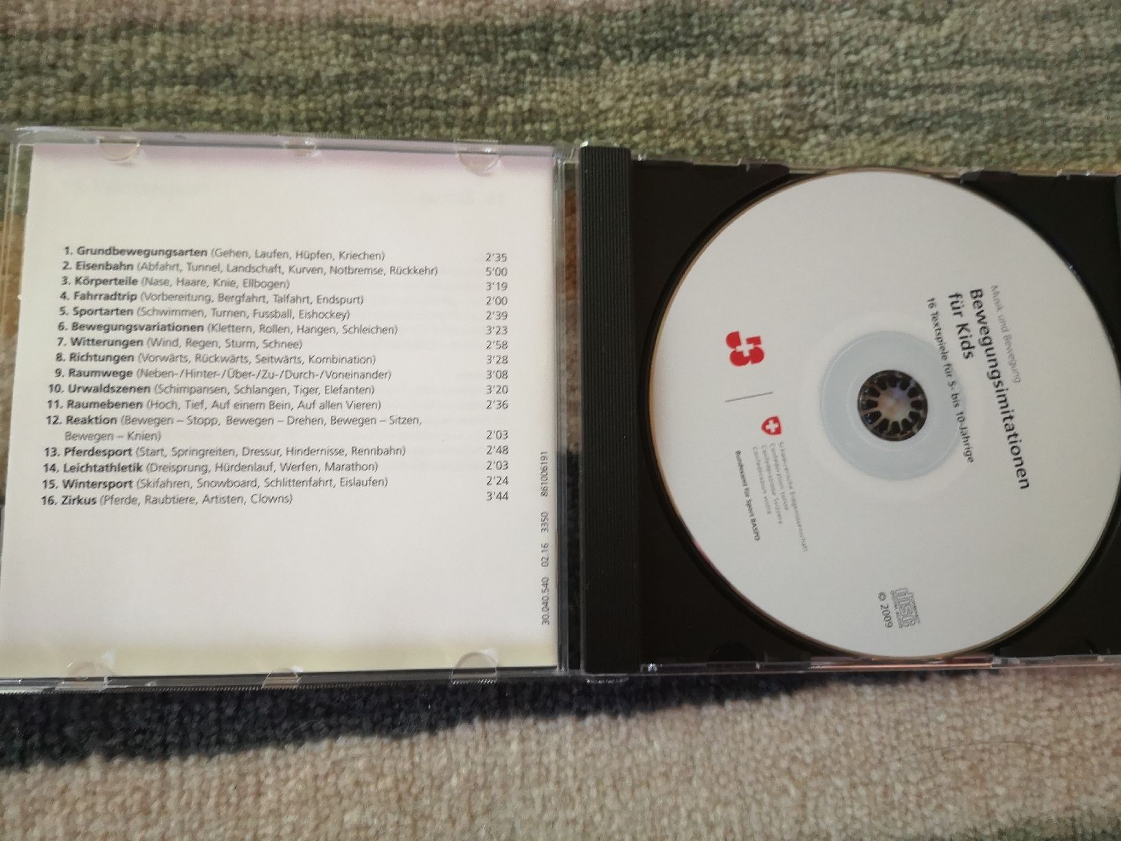 CDs: J&S Bewegungsmusik – Neu (gemäss Beschreibung) aus Vordemwald von Esel04 1