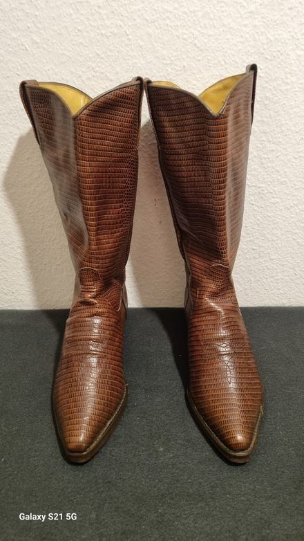 Scarpe da donna: Stiefel von Armando Pollini Design, Gr. 37, Braun – Usato da Zürich venduto da Big