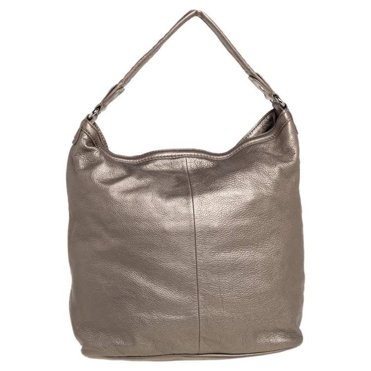 Marc Jacobs Borse da donna: Marc Jacobs metallic soft leather double pocket shoulder bag – Usato da Rüschlikon venduto da del_f9xw 3