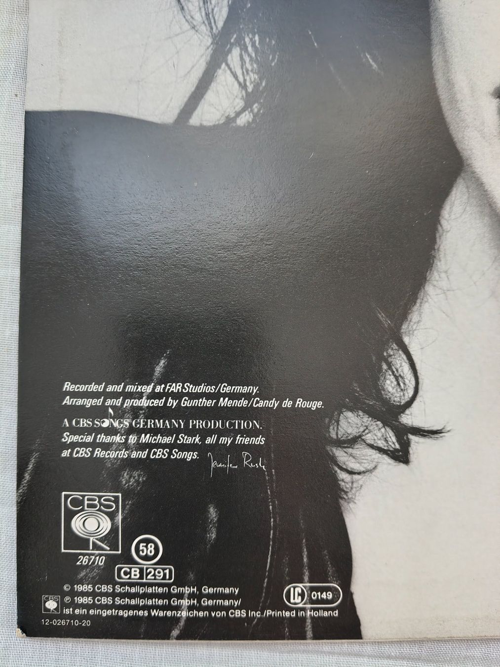 Dischi in vinile: LP "Jennifer Rush - MOVIN" – Usato da Binningen venduto da mar_2jlr 4