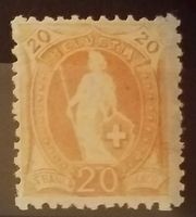 2926C) 94A, Stehende Helvetia postfrisch im paar Kt. 10.-