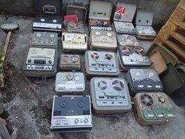 18 Tonbandgeräte Bandmaschinen 50er 60er 70er Jahre