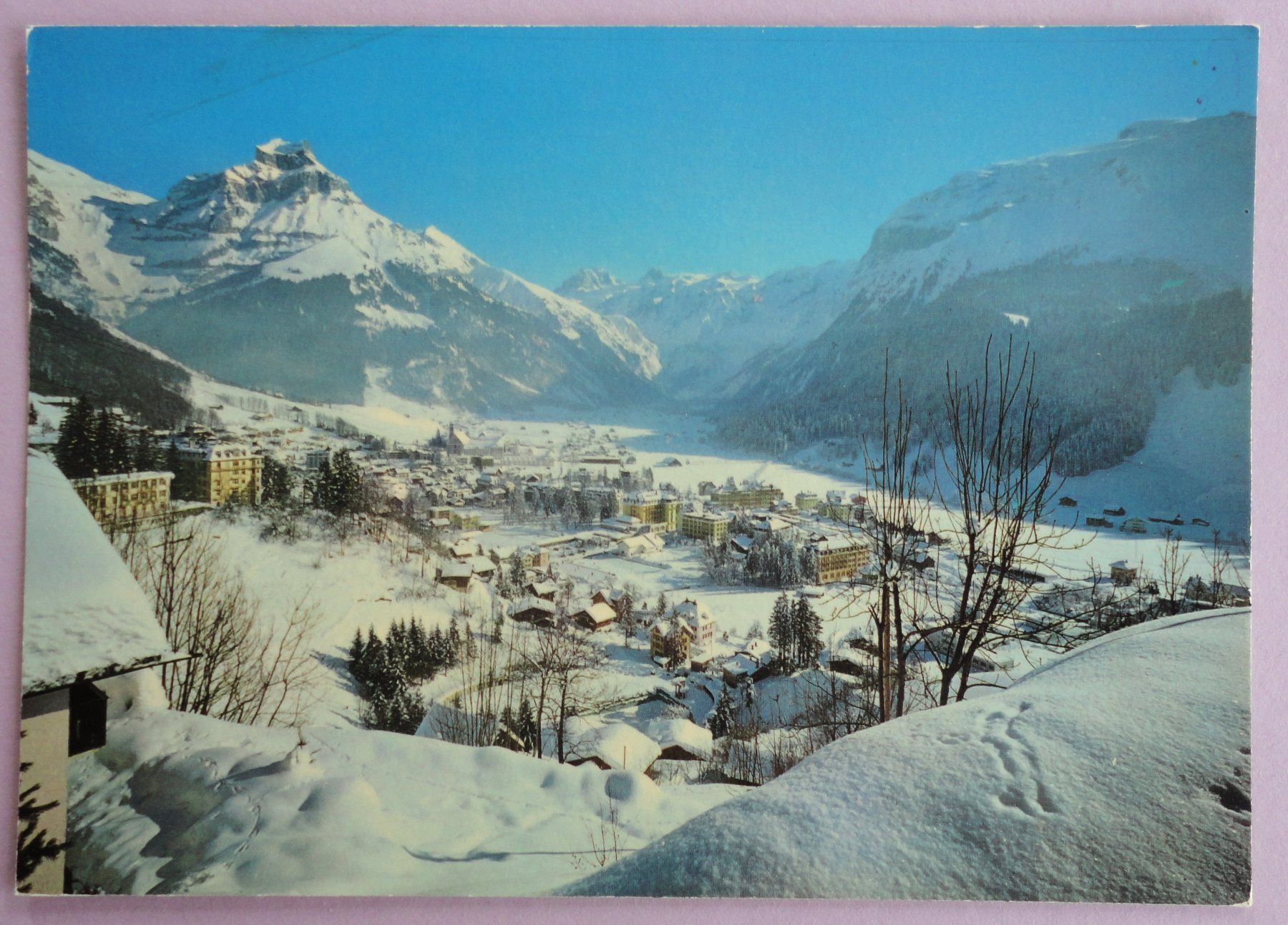 Cartoline postali: Engelberg mit Hahnen – Usato da Fétigny venduto da Billy2miny
