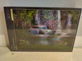 2000er Puzzle, Grafika, Wasserfälle im Wald