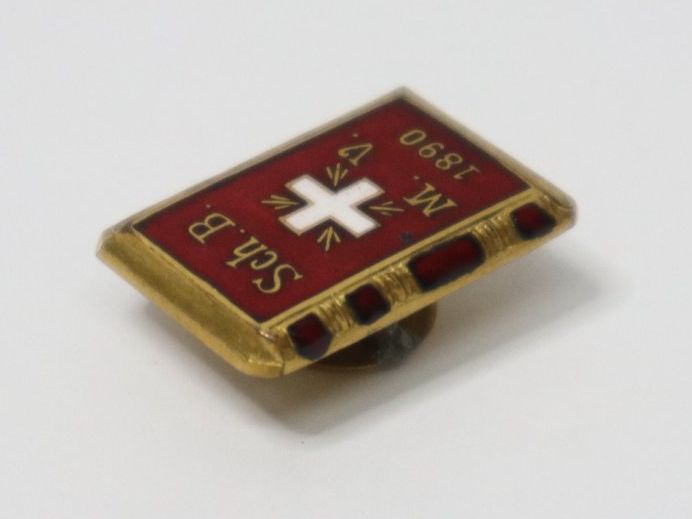 Swiss Placchette & Badge: Antikes Abzeichen Sch. B. M. V. 1890, Buchform – Usato da Eschenbach SG venduto da Astalavista 1