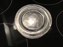 Kerzen-Teller aus Glas