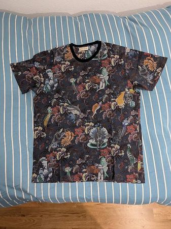 ETRO Herren T-Shirt Flora & Fauna Print Made in Italy