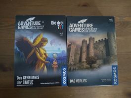 2x Adventure Games "Das Verlies" "Das Geheimnis der Statue"