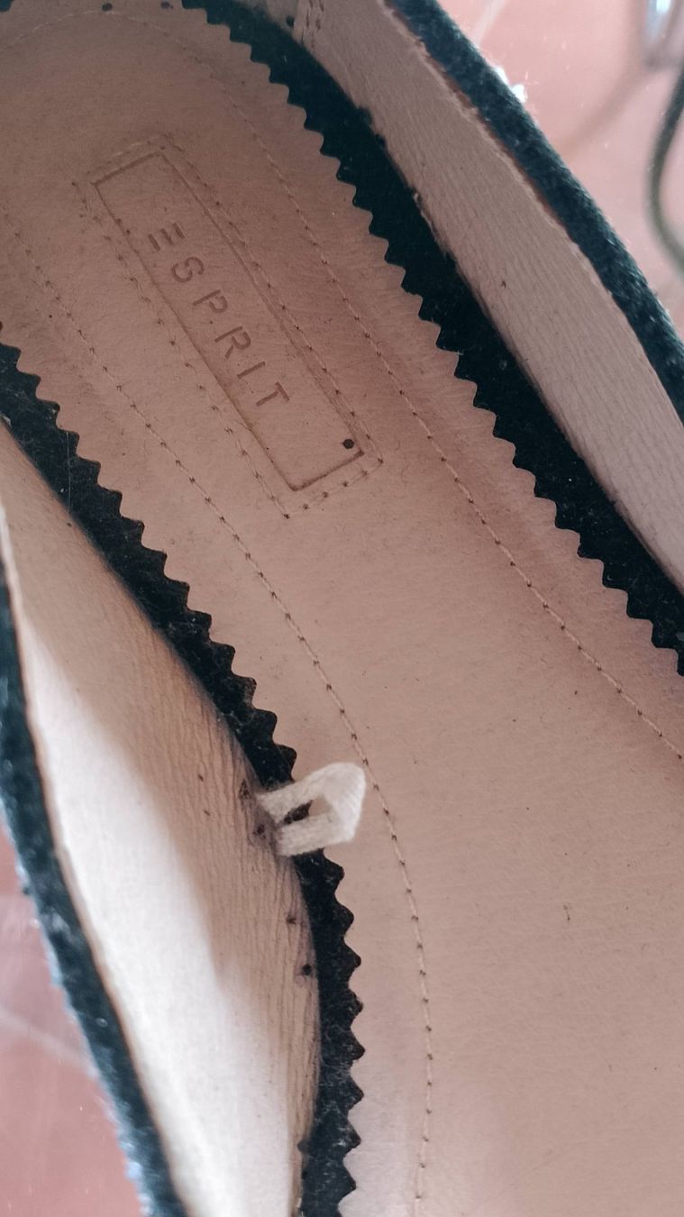 Esprit Damenschuhe: Esprit Pumps. Dunkelblau Glitzeroptik – Neu (gemäss Beschreibung) aus Mesocco von tri_y8km 4