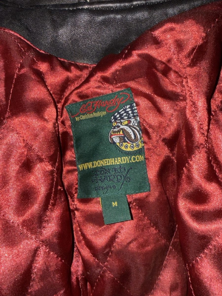 Ed Hardy Vestes: Ed Hardy Original Lederjacke – D'occasion à Münsingen par ran_5sv9 2