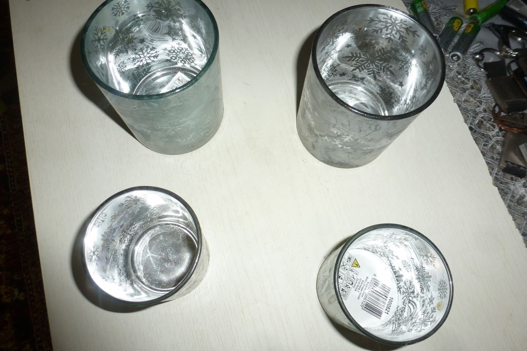 Portacandele: Schöne Glass Kerzenständer – Nuovo (secondo la descrizione) da Emmen venduto da newdeal1970 4