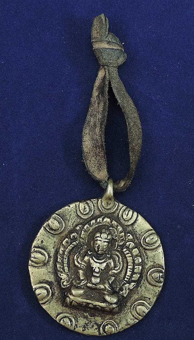 Nepal Messing Buddha Anhänger, Glücks Symbol (Gebraucht) in Duggingen ...