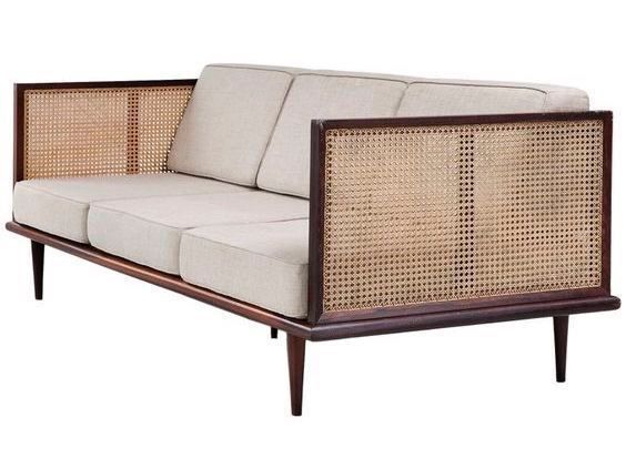 Divani: Sofa Kanapee Couch Polstermöbel Teakholz – Nuovo e nell'imballaggio originale da Daisendorf venduto da Wohn-Kult 5