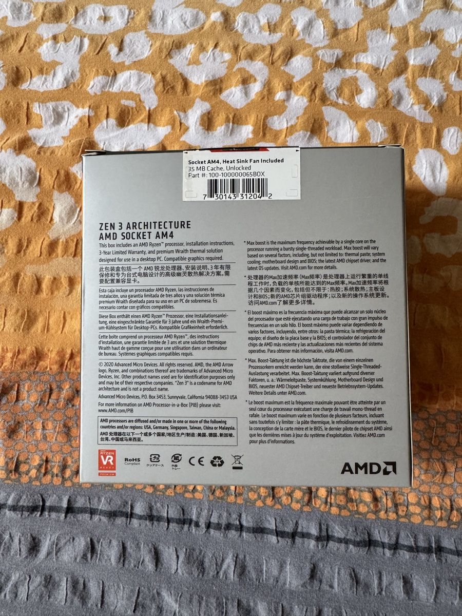 Amd PCs: Amd Ryzen 5 5600X – D'occasion à Rottenschwil par Roman1313 1