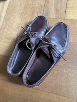 Leder-Bootsschuhe von Lumberjack, Gr. 45,  dunkelbraun, Somm