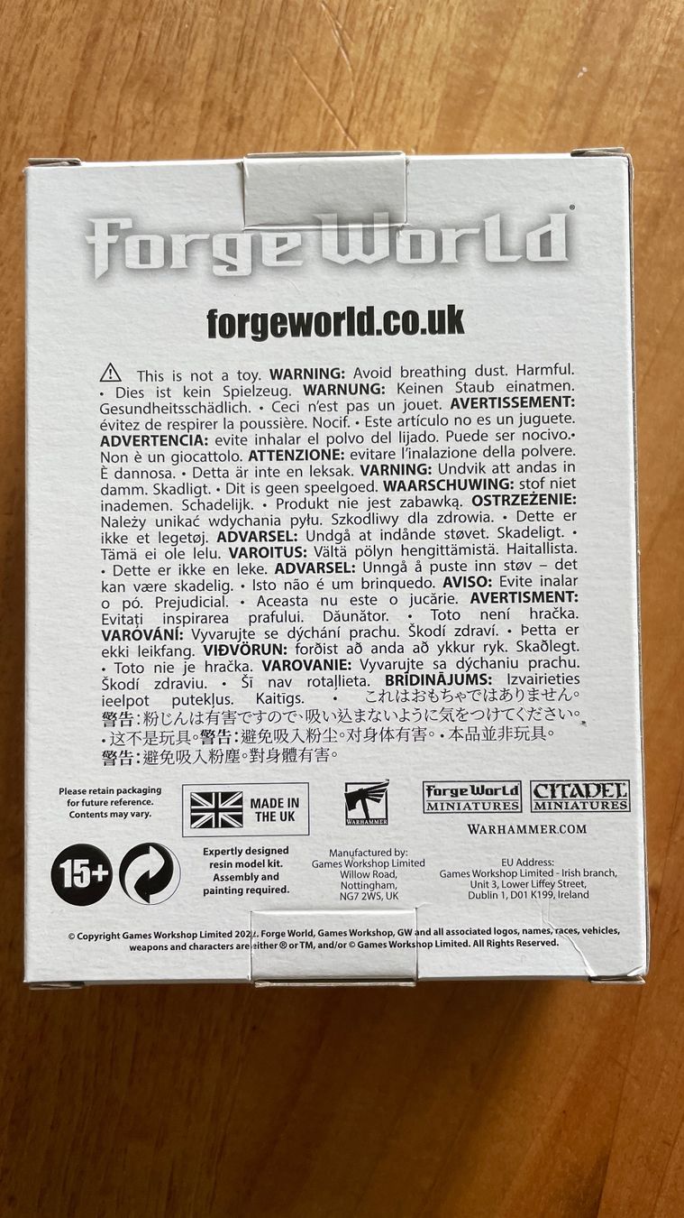 Statuette: Warhammer Blood Bowl Sonderfigur Dwarf Deathroller – Nuovo e nell'imballaggio originale da Therwil venduto da rubininio 4