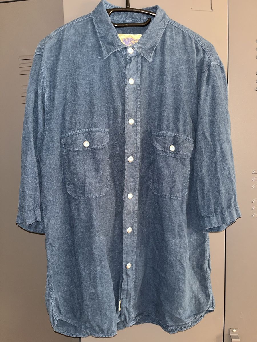 Camicie: Sommerhemd Indigofera, Top Zustand M – Usato da Basel venduto da Millaco