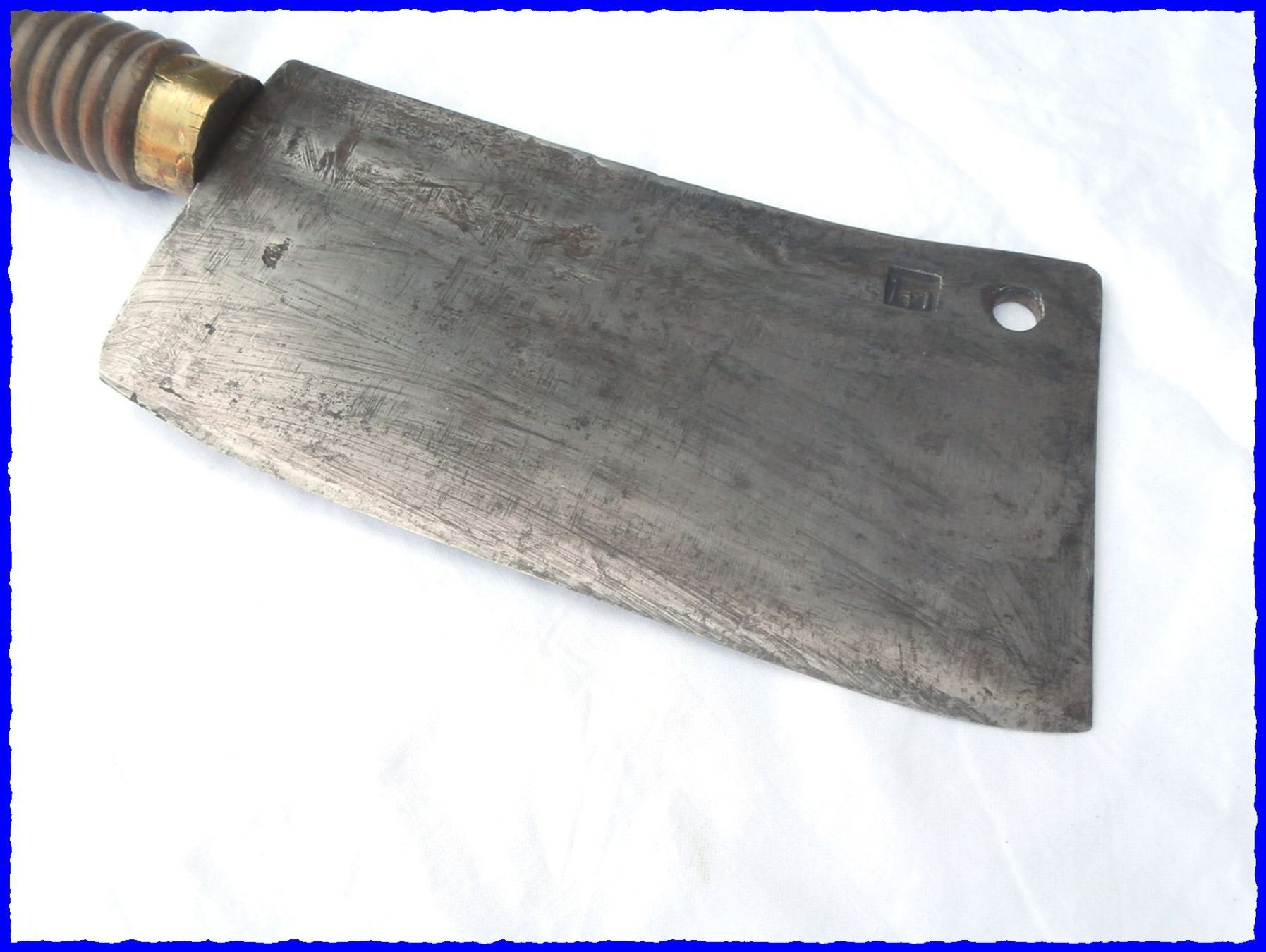 Coltelli da cucina: Schweres altes METZGERMESSER (Hackbeil) mit Holzgriff – Usato da Worblaufen venduto da Re_mo81 3