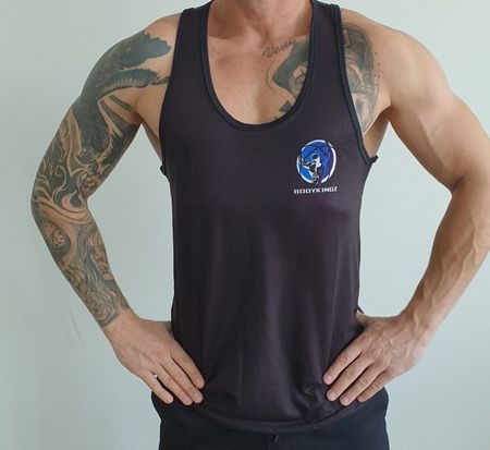 Bodykingz Zürich Fitness Boxen Muskel Shirt Tank Top NEU M