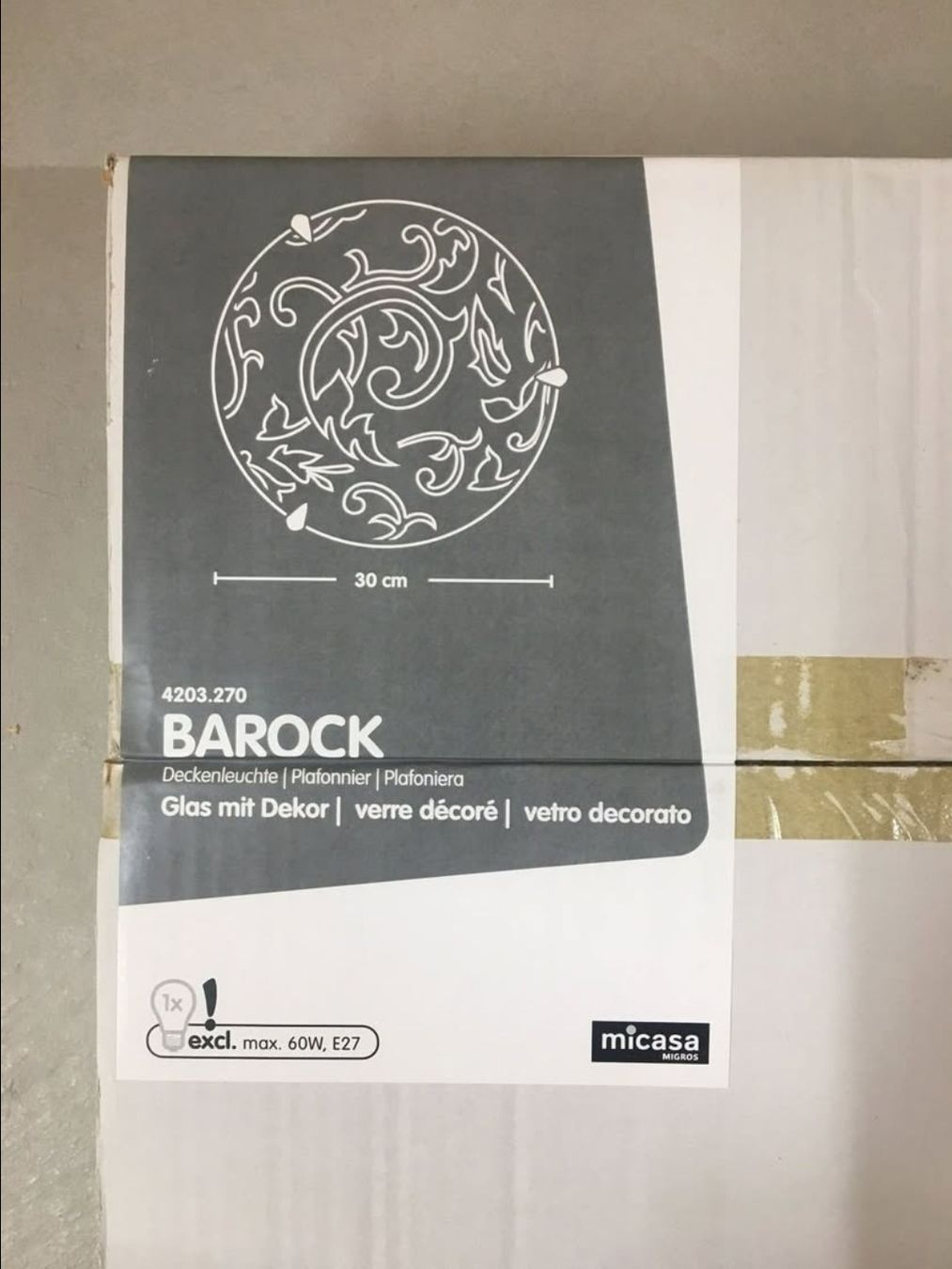 Micasa Lampadari & plafoniere: Micasa Deckenleuchte – Nuovo e nell'imballaggio originale da Cham venduto da Drukkerij