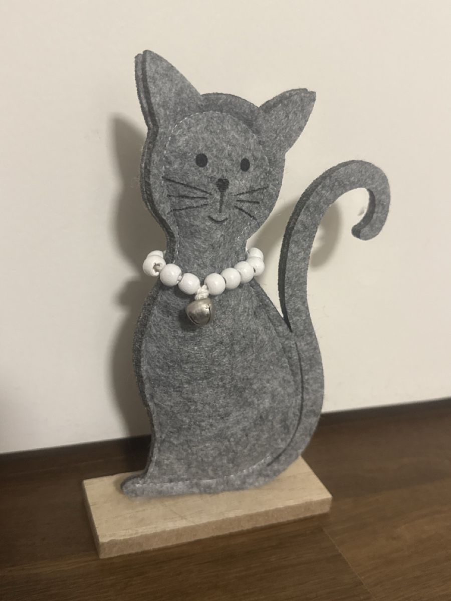 Alle Dekorationen: Süsse Filz Katze – Neu (gemäss Beschreibung) aus Fahrweid von natagio