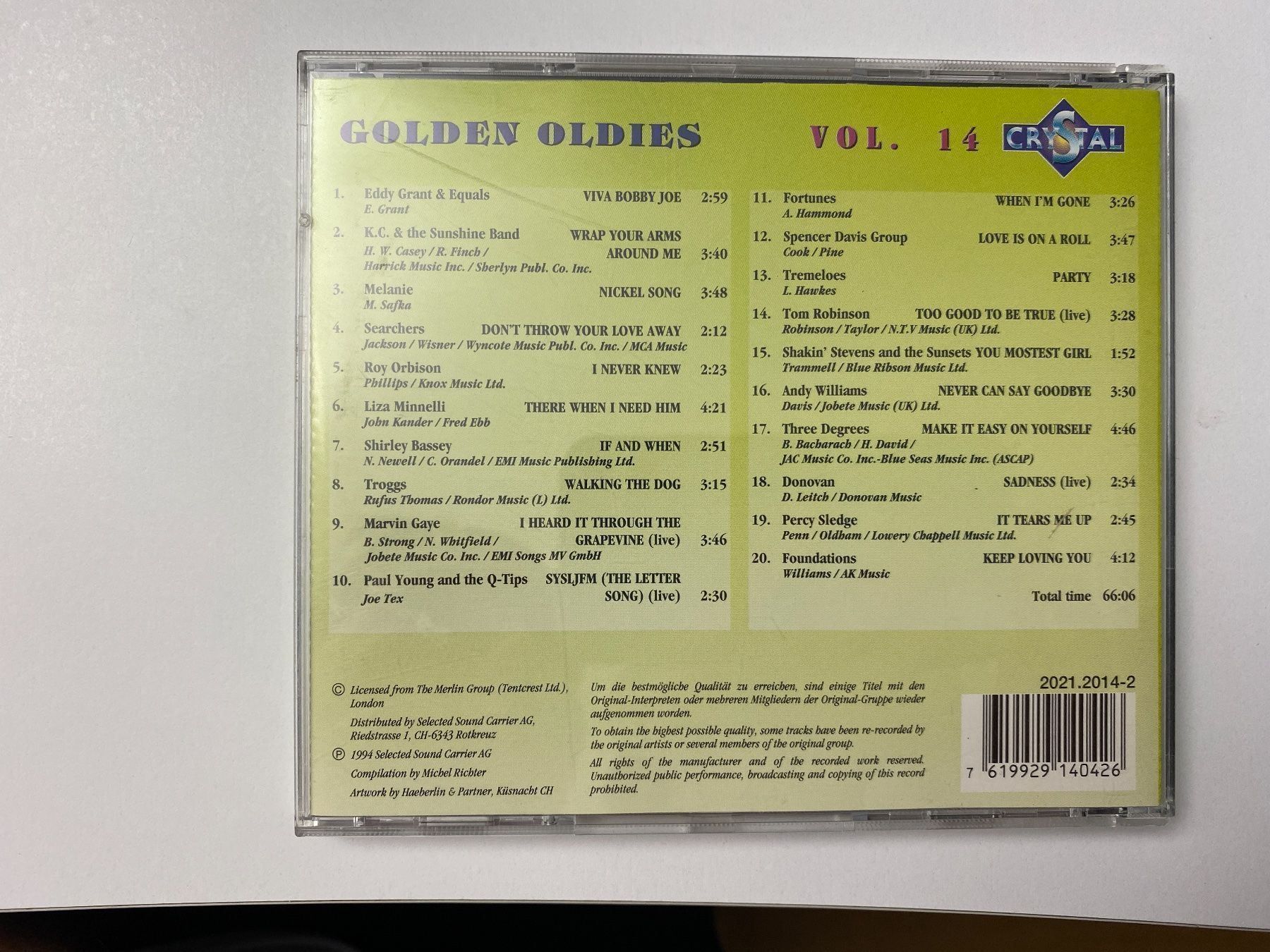 CD: CD GOLDEN OLDIES VOL. 14 – Usato da Glattbrugg venduto da riseca 1