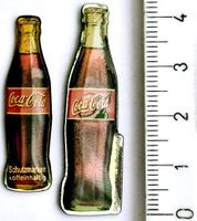 2  Coca-Cola Flaschen Pins