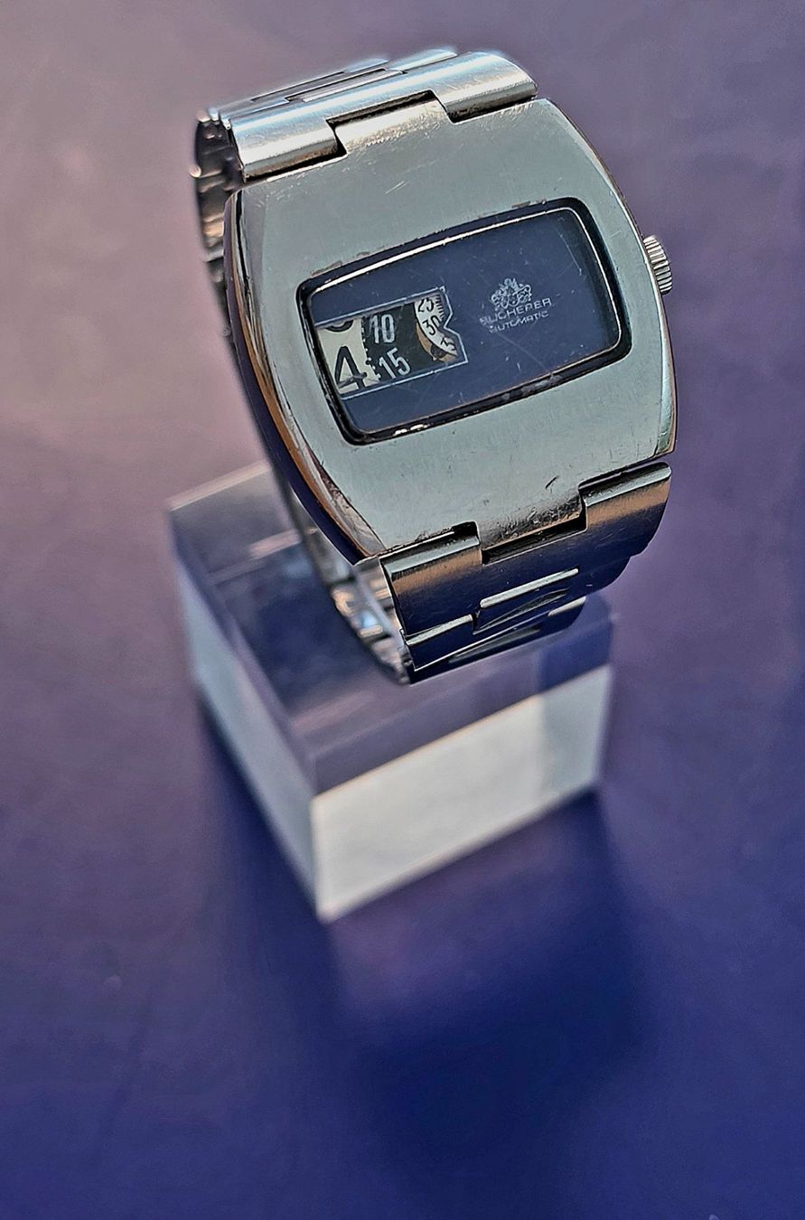 Bucherer Orologi: VINTAGE BUCHERER JUMP HOURS AUTOMATIC MEGA RAR – Difettoso da Neftenbach venduto da Taschen-Uhren 3