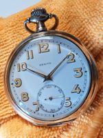 Zenith Taschenuhr, Silber, Handaufzug, Zustand gut.
