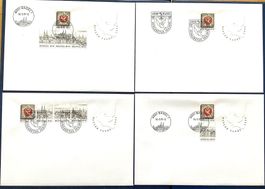 1995 FDC Basler Taube 95 aus Block Grossformat E6