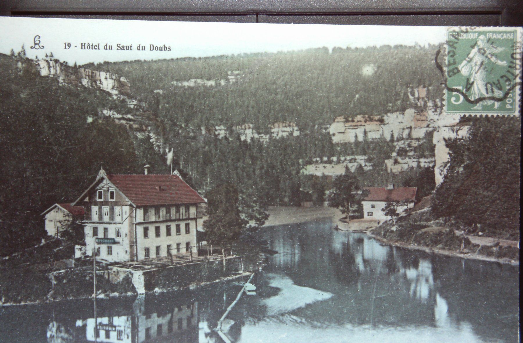 Ansichtskarten: Le saut du doubs – Gebraucht aus Le Locle von Roger46