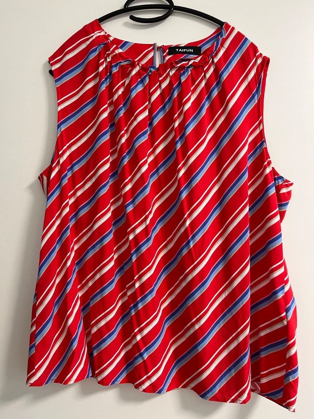 Taifun Camicette: Taifun, Bluse, kurzarm, gestreift – Usato da Kloten venduto da SANTALA23