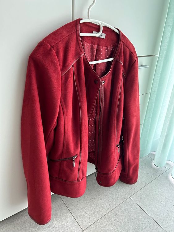 Rote Jacke Damen Elegant