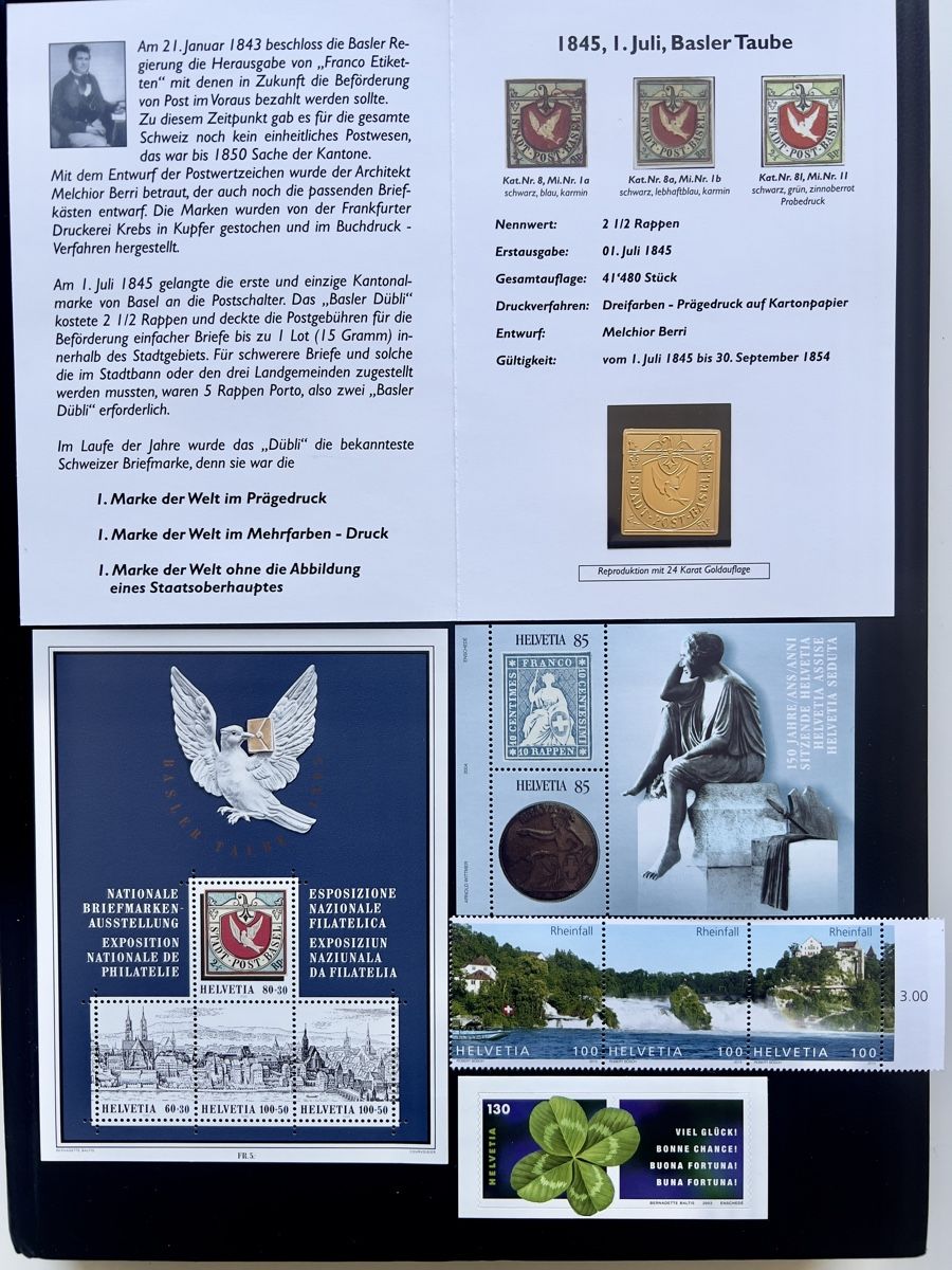 Tous les timbres: Frankatur CHF 100.- postfrisch – Neuf (Voir description) à Glattbrugg par Artos67 4