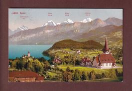SPIEZ - Kirche - 1911 Hotel Stempel