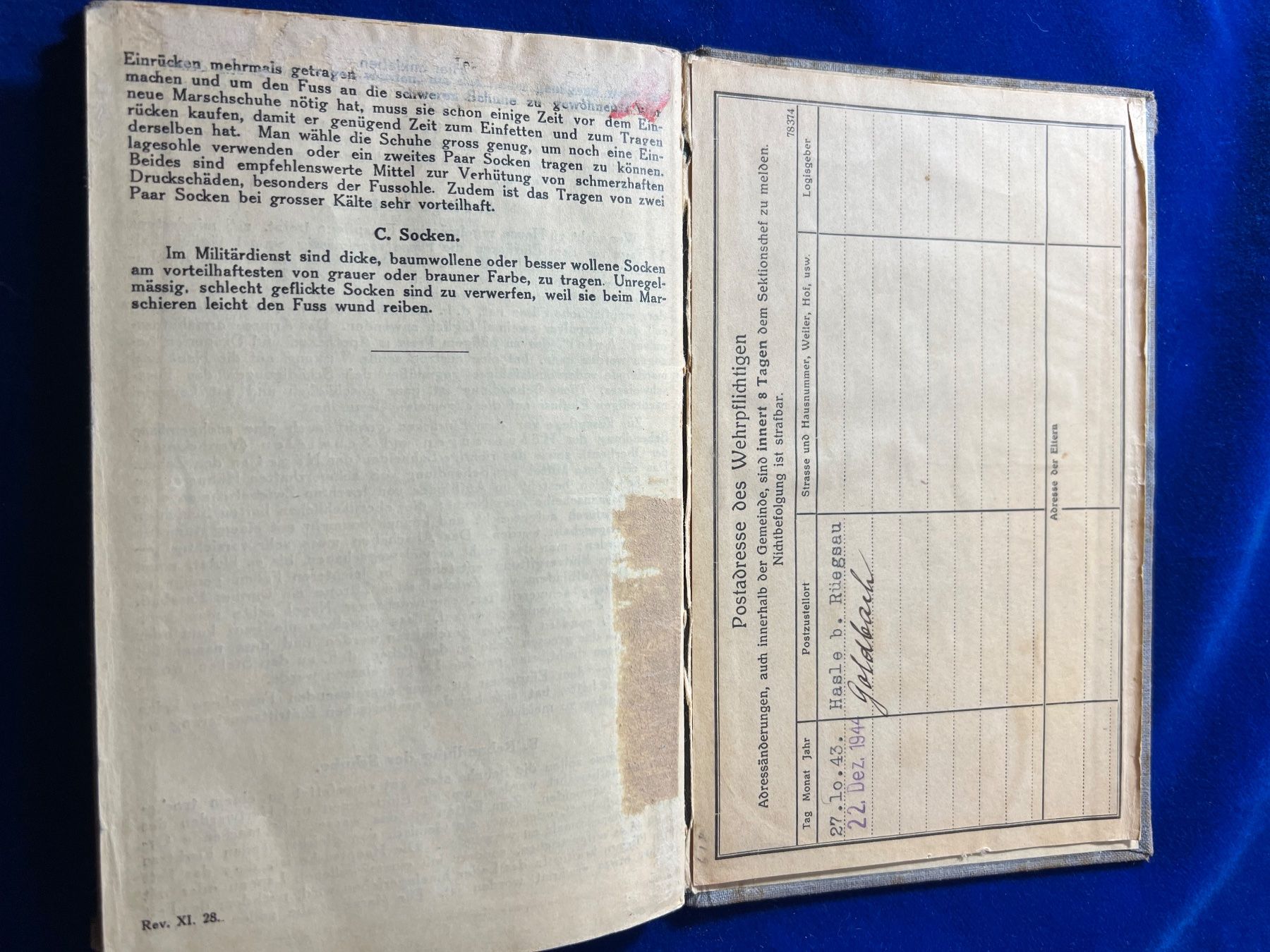 Libri: Dienstbüchlein Schweizer Armee (25/409) – Usato da Hermetschwil-Staffeln venduto da militaria-schweiz 6