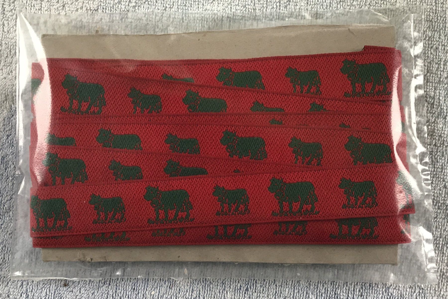 Tessuti: STOFFBAND NEU 5 METER KÜHE – Nuovo (secondo la descrizione) da Ostermundigen venduto da Kari1937