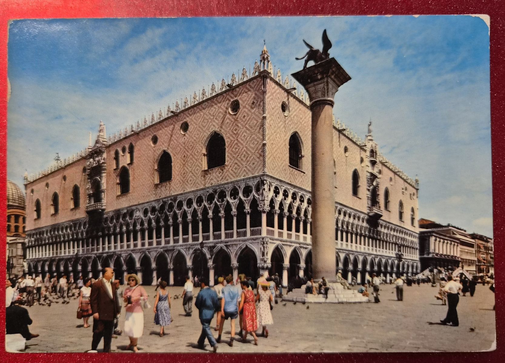 Ansichtskarten: Venedig Dogenpalast 1973 – Gebraucht aus Melchnau von Arthurius