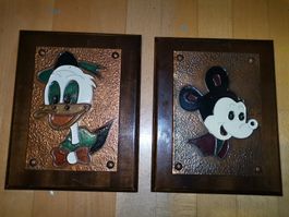 Ein Nentwig Mid Century Emaille Kupfer Disney Mickey Mouse