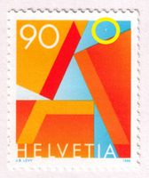 1995_887R_A-POST Faserpapier_HELLE STELLE im Blaudruck_oben!