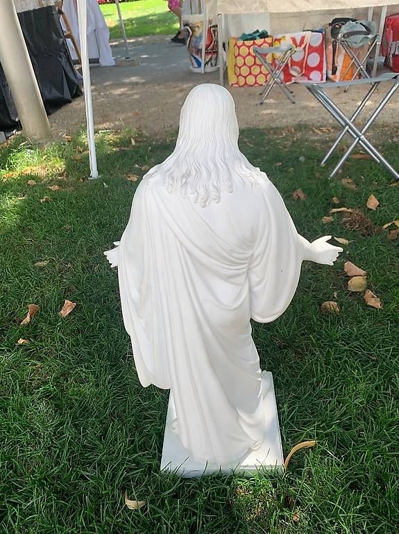 Sculture & Statue: JESUS STATUE EN MARBRE 50CM HAUTEUR – Nuovo (secondo la descrizione) da Neuchatel venduto da rnglcnluxecandles 2