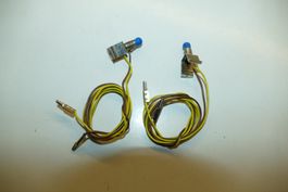 2xBeleuchtungssockel blau