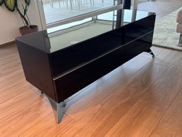 Jahnke Germany TV-Board / Lowboard mit Glasplatte – 120.5 cm