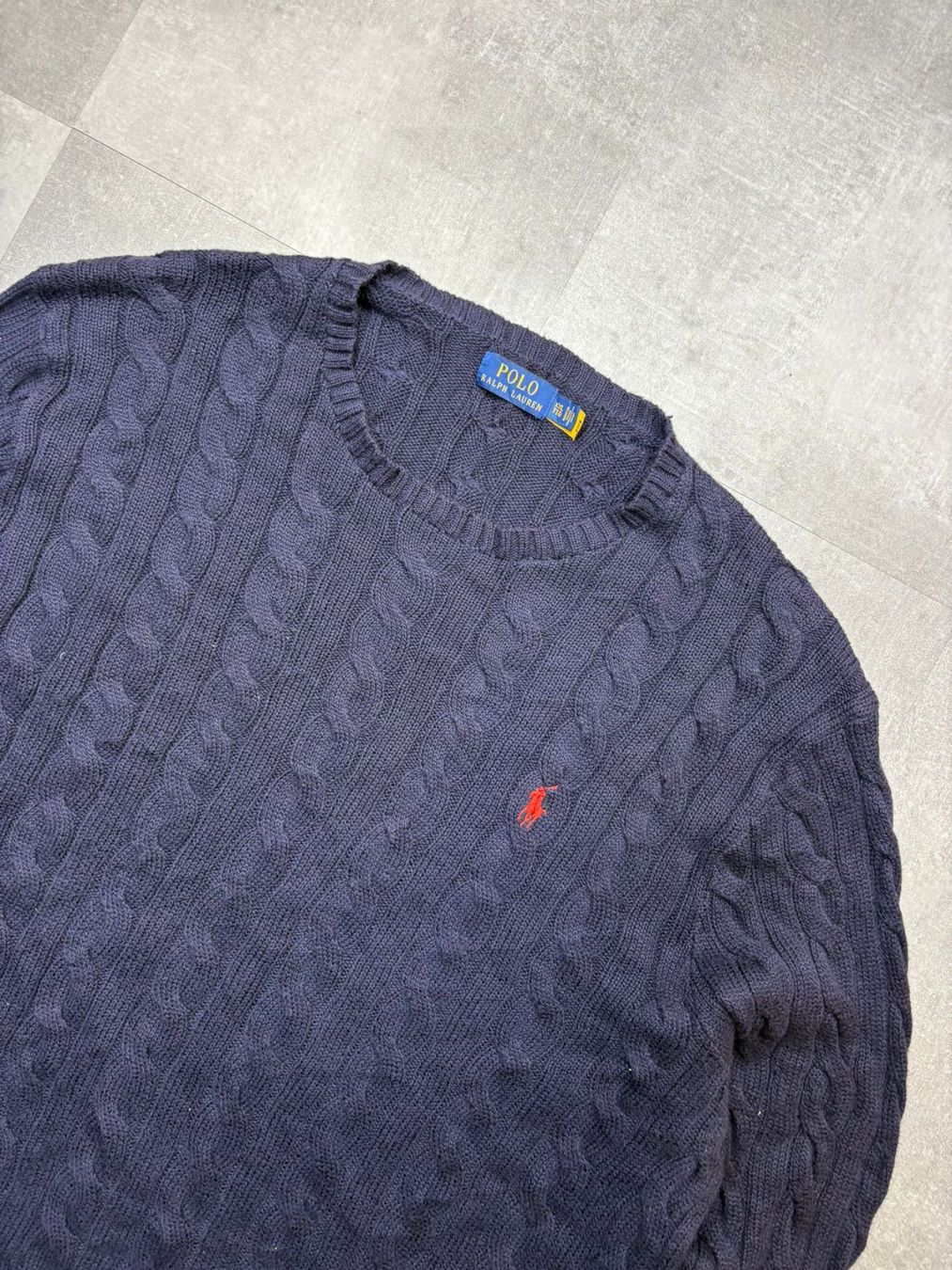 Ralph Lauren Maglioni & Felpe: Ralph Lauren Cable Knit Sweater - Grösse 2XL – Nuovo (secondo la descrizione) da Werdenberg venduto da hase.vintage 1