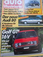 AI 10/86 Fiat Panda VW Golf GTI 16V Jaguar XJ SC BMW E32 xb