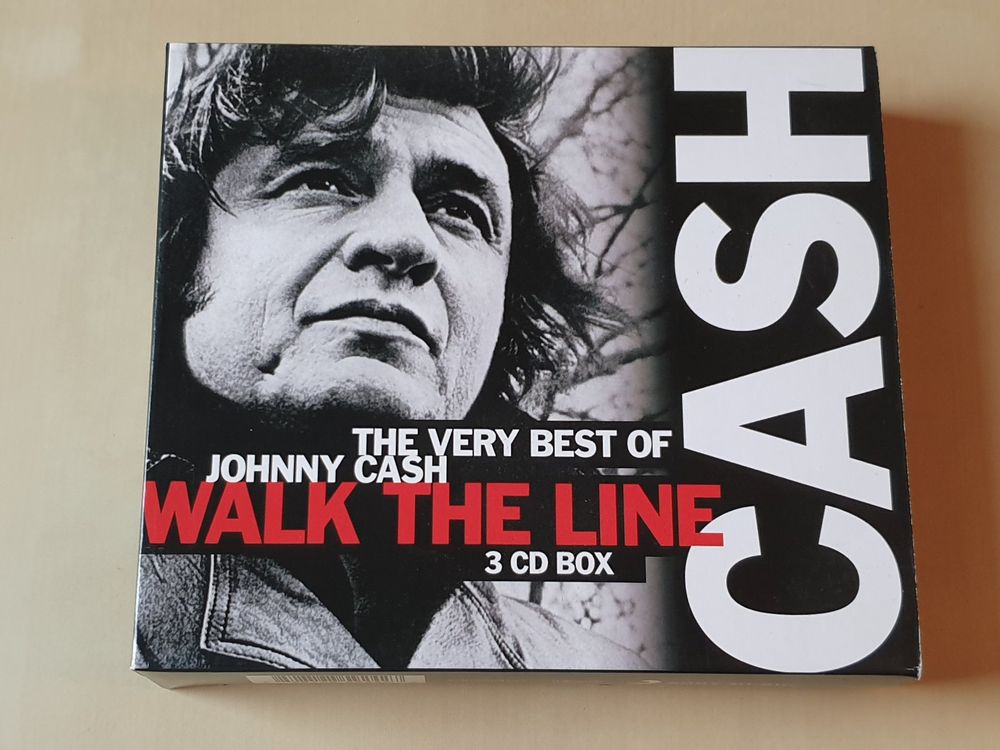 Johnny Cash Walk the Line the very best of 3 CD's (Gebraucht) in ...