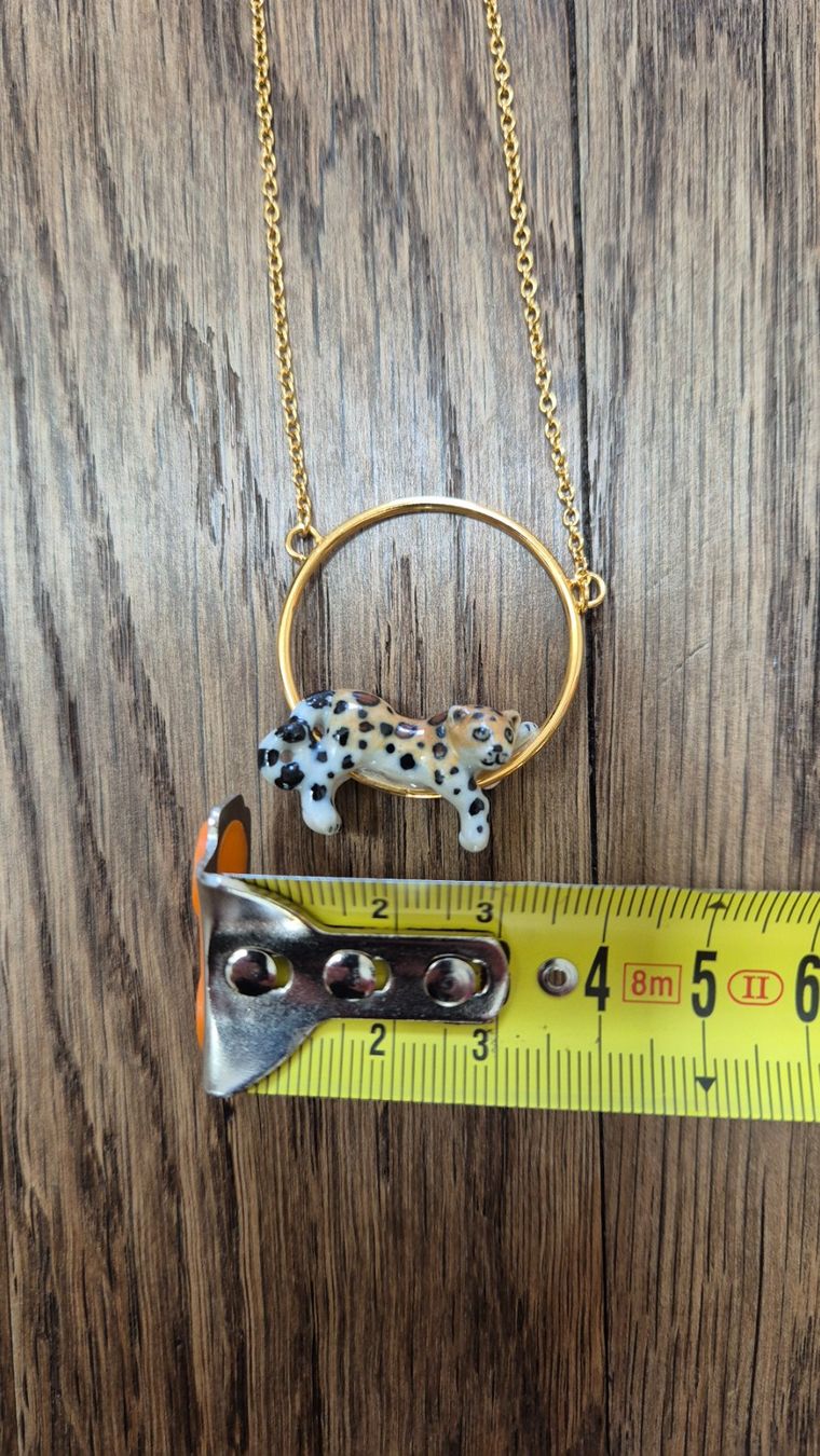 Catenine: NACH Leopard ceramic necklace – Usato da Zürich venduto da monadiederich 5
