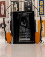 AIWA HS-G35MKII Walkman schwarz revidiert vintage 80s