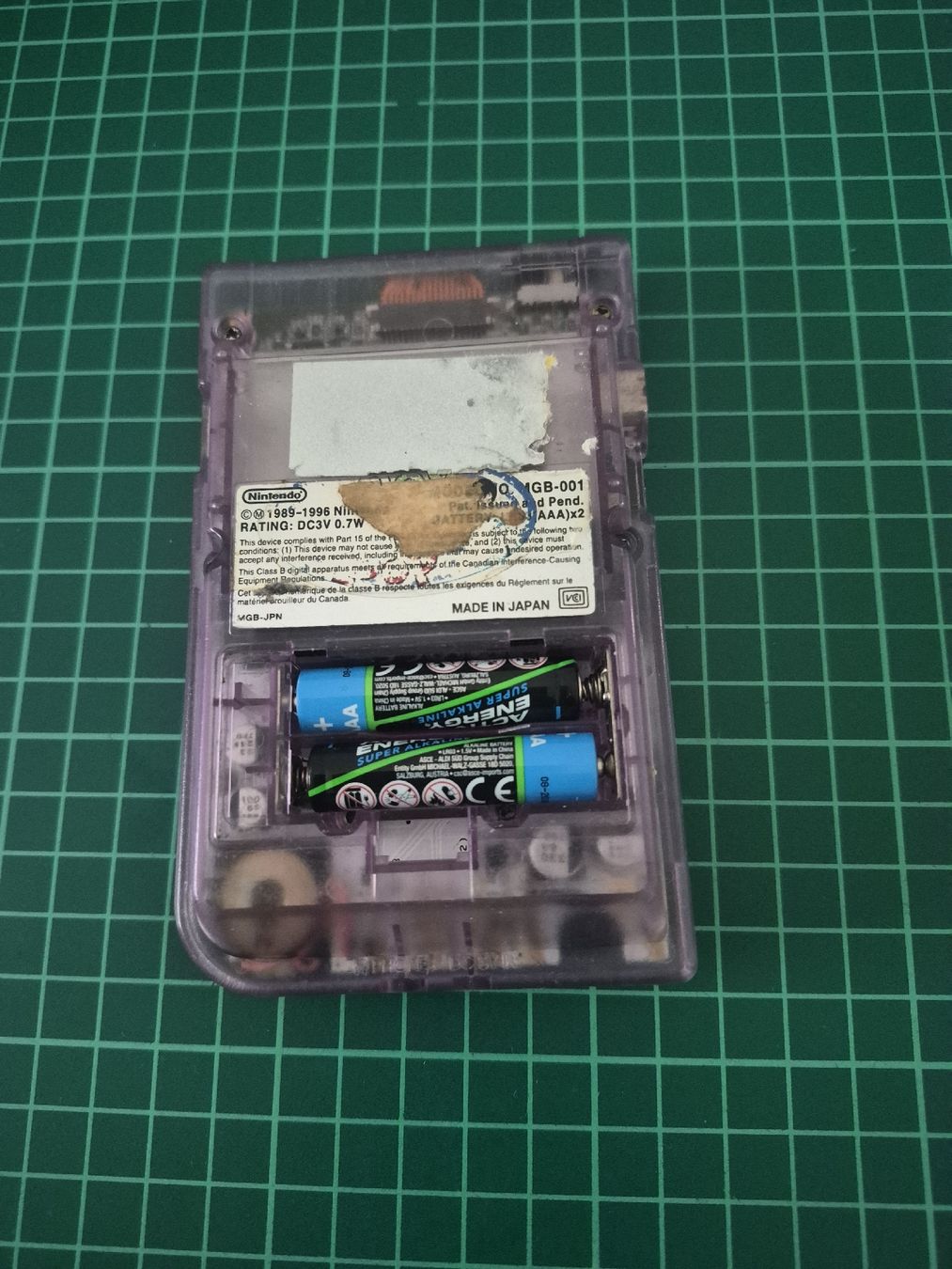 Nintendo Consoles: Nintendo Game Boy Pocket console/ screen defekt  – Défectueux à Meyrin par Retro-GZ 2