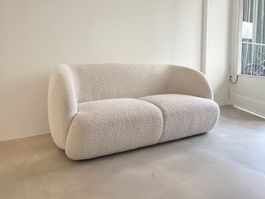 Sofacompany 2er Sofa Paula weiss Boucle super Zustand